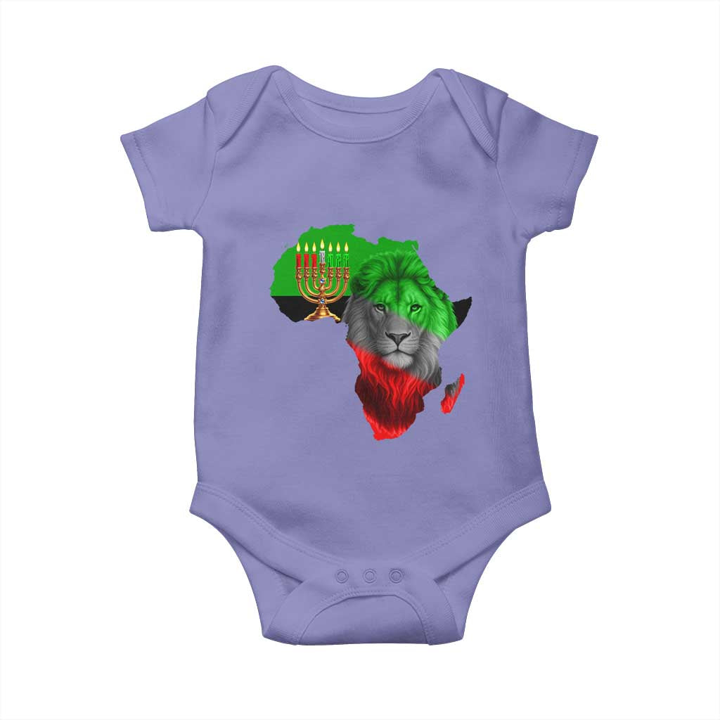 Happy Kwanzaa Lion Baby Onesie African Heritage Pride Gift For Men - Wonder Print Shop