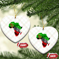 Happy Kwanzaa Lion Ceramic Ornament African Heritage Pride Gift For Men - Wonder Print Shop