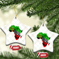 Happy Kwanzaa Lion Ceramic Ornament African Heritage Pride Gift For Men - Wonder Print Shop