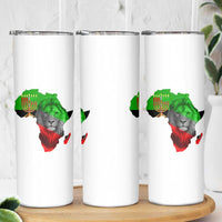 Happy Kwanzaa Lion Skinny Tumbler African Heritage Pride Gift For Men - Wonder Print Shop