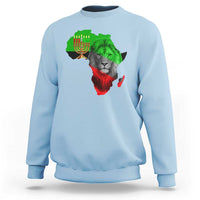 Happy Kwanzaa Lion Sweatshirt African Heritage Pride Gift For Men - Wonder Print Shop