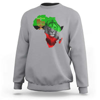 Happy Kwanzaa Lion Sweatshirt African Heritage Pride Gift For Men - Wonder Print Shop