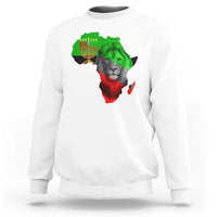 Happy Kwanzaa Lion Sweatshirt African Heritage Pride Gift For Men - Wonder Print Shop