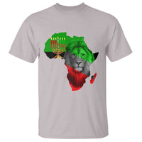 Happy Kwanzaa Lion T Shirt African Heritage Pride Gift For Men - Wonder Print Shop