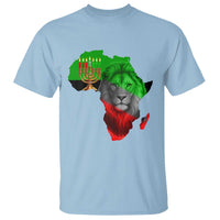 Happy Kwanzaa Lion T Shirt African Heritage Pride Gift For Men - Wonder Print Shop