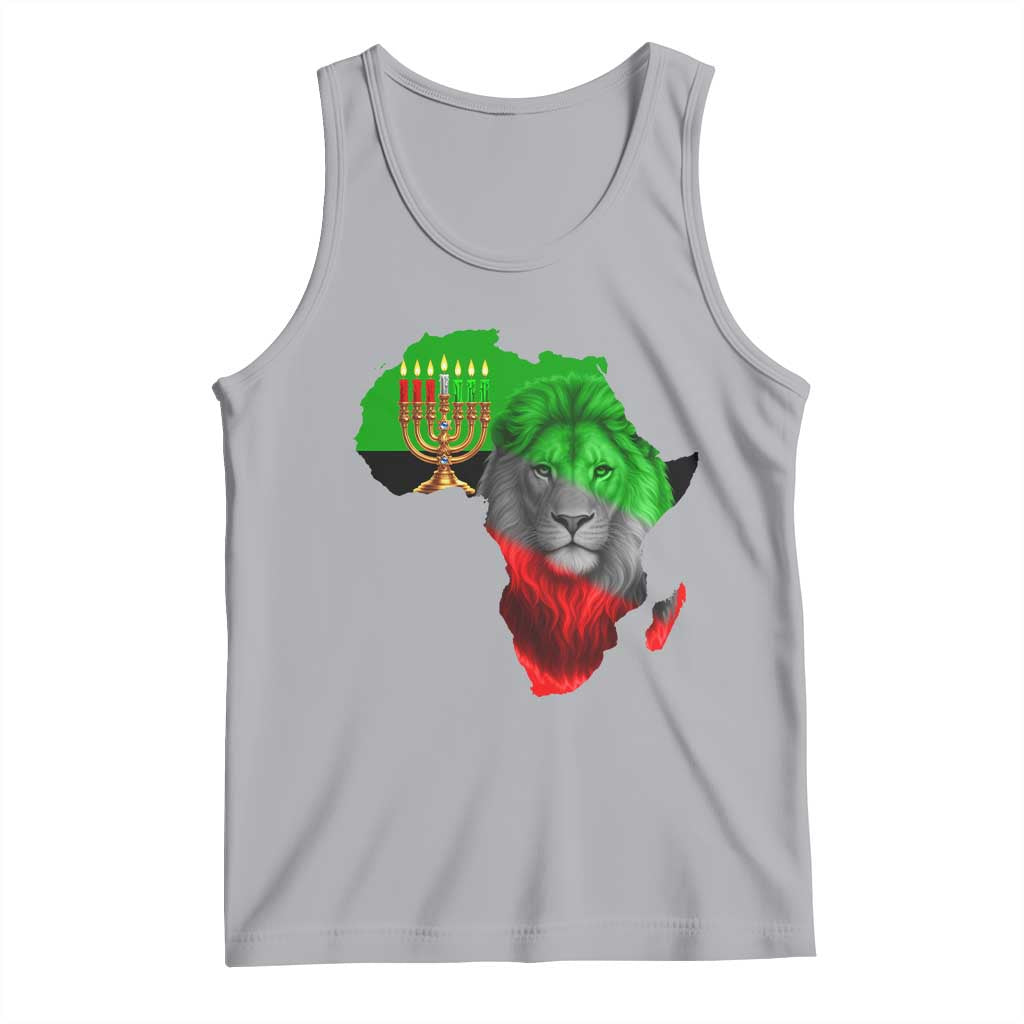 Happy Kwanzaa Lion Tank Top African Heritage Pride Gift For Men - Wonder Print Shop