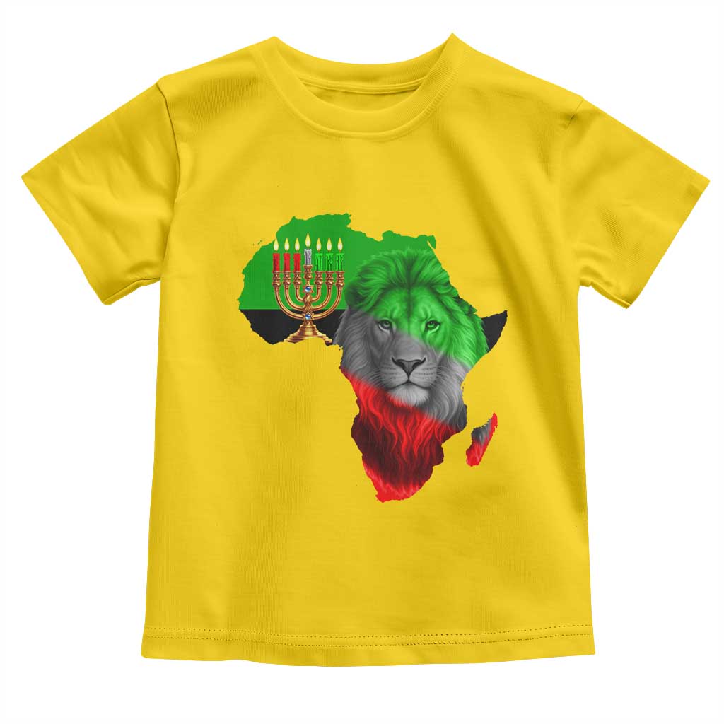 Happy Kwanzaa Lion Toddler T Shirt African Heritage Pride Gift For Men - Wonder Print Shop