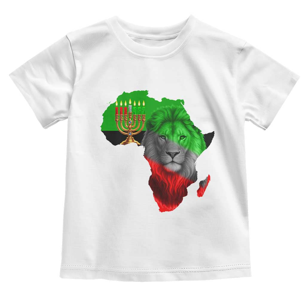 Happy Kwanzaa Lion Toddler T Shirt African Heritage Pride Gift For Men - Wonder Print Shop