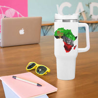 Happy Kwanzaa Lion Tumbler With Handle African Heritage Pride Gift For Men - Wonder Print Shop