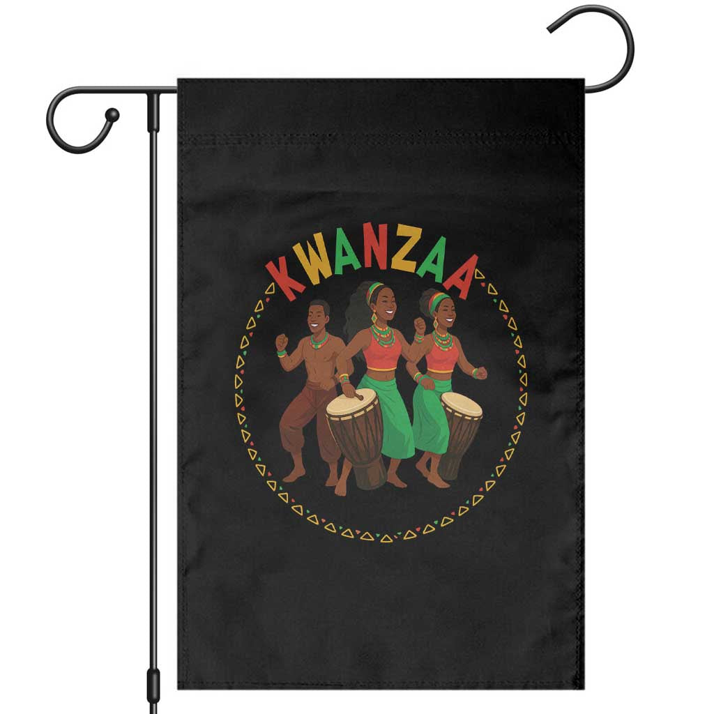 Celebrate Kwanzaa Together African Culture Dance Gift Garden Flag - Wonder Print Shop