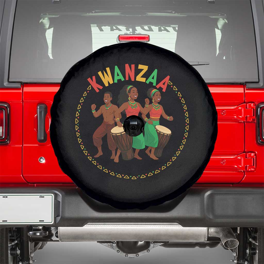 Celebrate Kwanzaa Together African Culture Dance Gift Spare Tire Cover - Wonder Print Shop