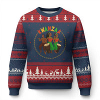 Celebrate Kwanzaa Together African Culture Dance Gift Ugly Christmas Sweater - Wonder Print Shop