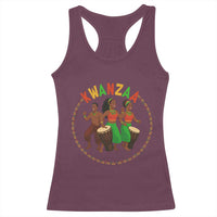 Celebrate Kwanzaa Together African Culture Dance Gift Racerback Tank Top - Wonder Print Shop