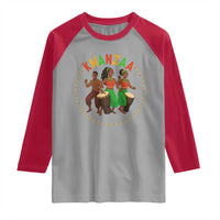 Celebrate Kwanzaa Together African Culture Dance Gift Raglan Shirt - Wonder Print Shop