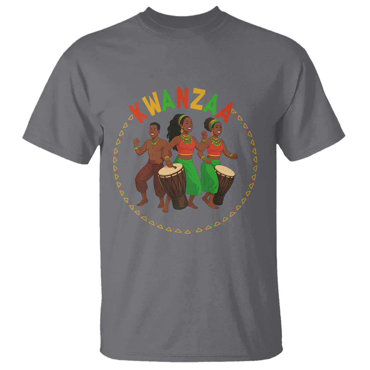 Celebrate Kwanzaa Together African Culture Dance Gift T Shirt - Wonder Print Shop