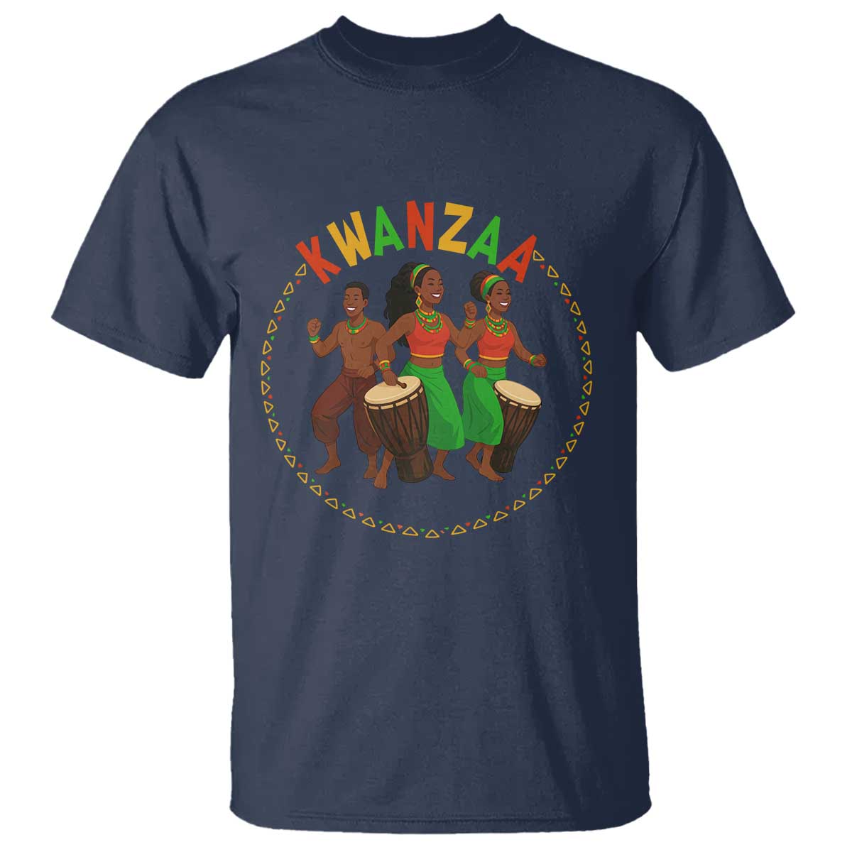 Celebrate Kwanzaa Together African Culture Dance Gift T Shirt - Wonder Print Shop