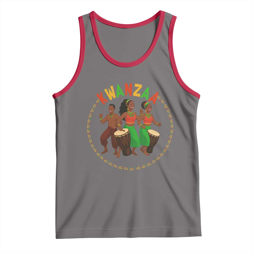 Celebrate Kwanzaa Together African Culture Dance Gift Tank Top - Wonder Print Shop