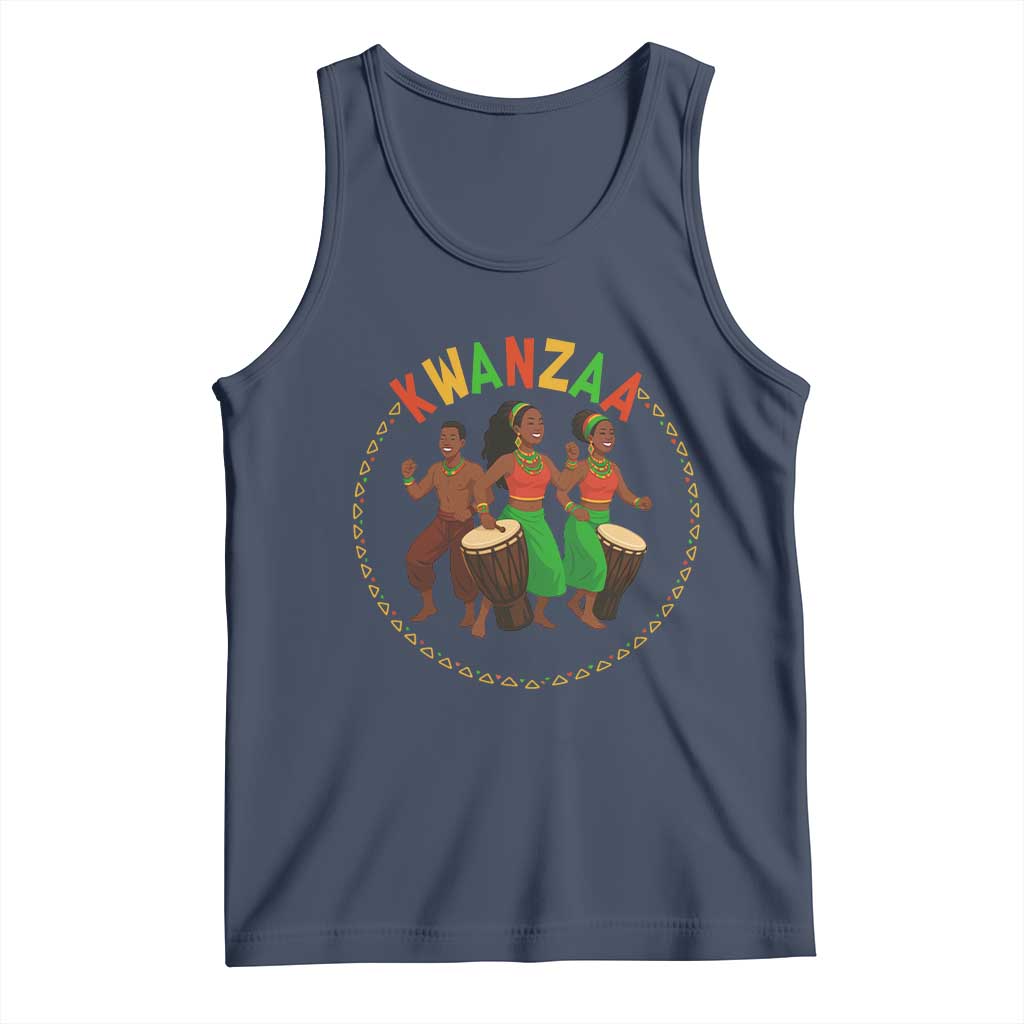 Celebrate Kwanzaa Together African Culture Dance Gift Tank Top - Wonder Print Shop