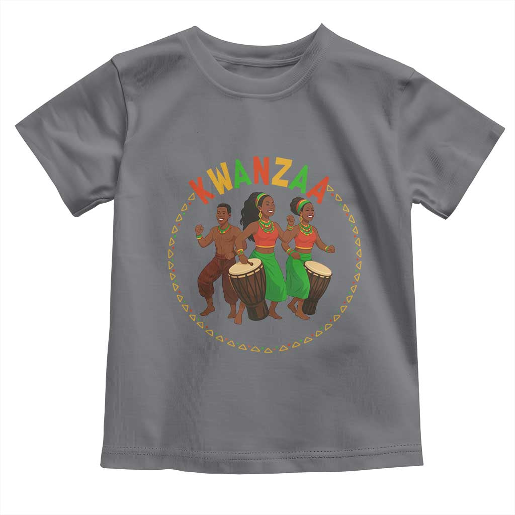 Celebrate Kwanzaa Together African Culture Dance Gift Toddler T Shirt - Wonder Print Shop