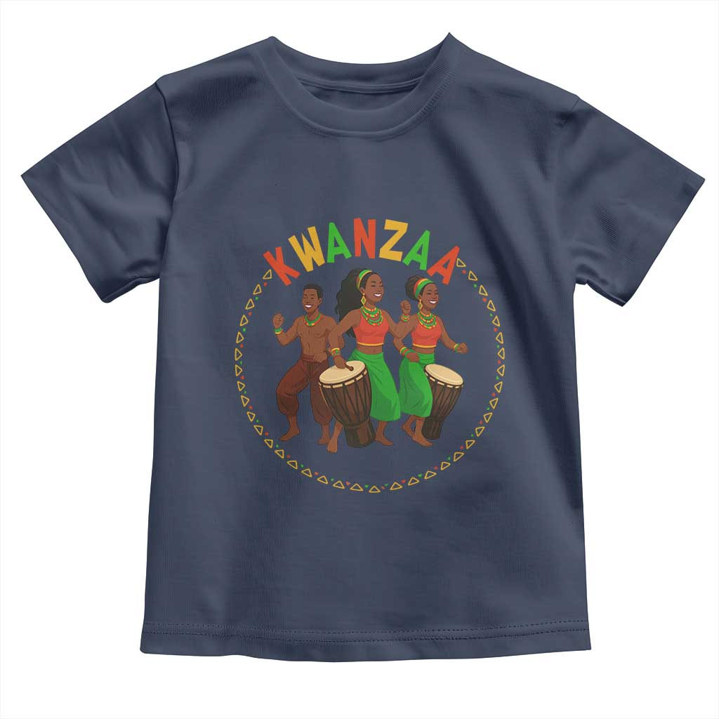 Celebrate Kwanzaa Together African Culture Dance Gift Toddler T Shirt - Wonder Print Shop