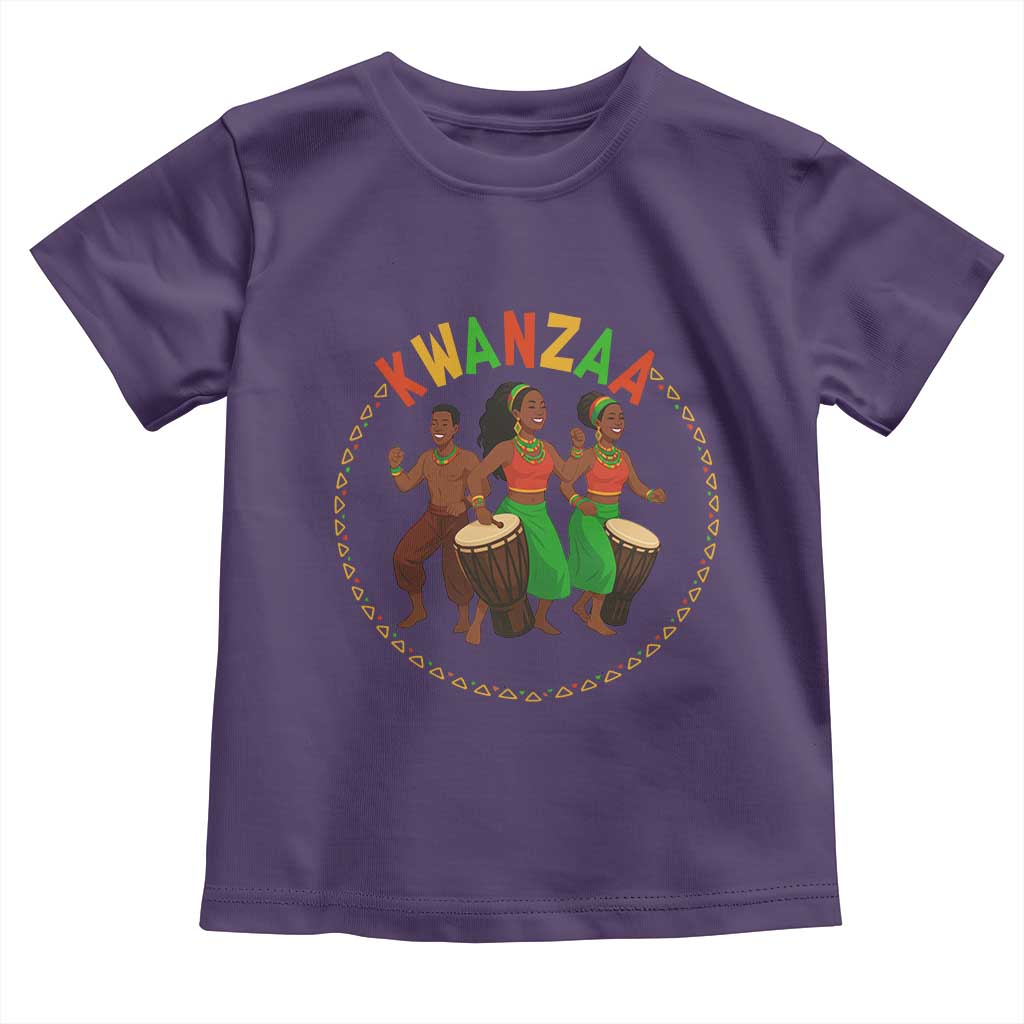 Celebrate Kwanzaa Together African Culture Dance Gift Toddler T Shirt - Wonder Print Shop