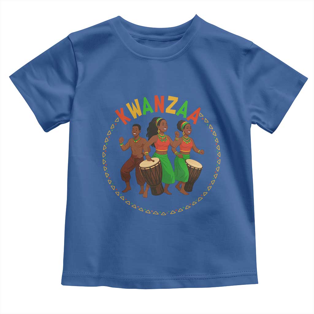Celebrate Kwanzaa Together African Culture Dance Gift Toddler T Shirt - Wonder Print Shop