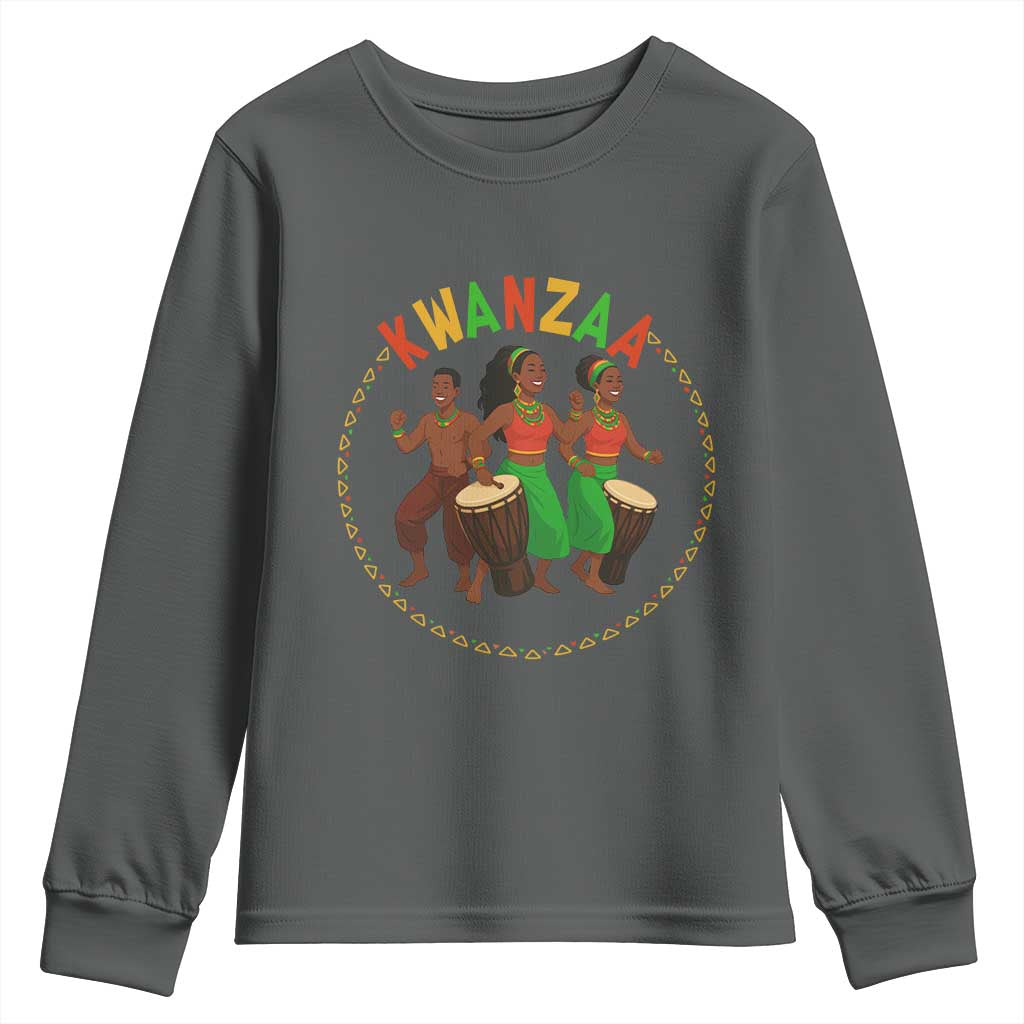 Celebrate Kwanzaa Together African Culture Dance Gift Youth Sweatshirt - Wonder Print Shop