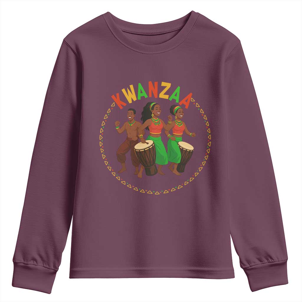 Celebrate Kwanzaa Together African Culture Dance Gift Youth Sweatshirt - Wonder Print Shop