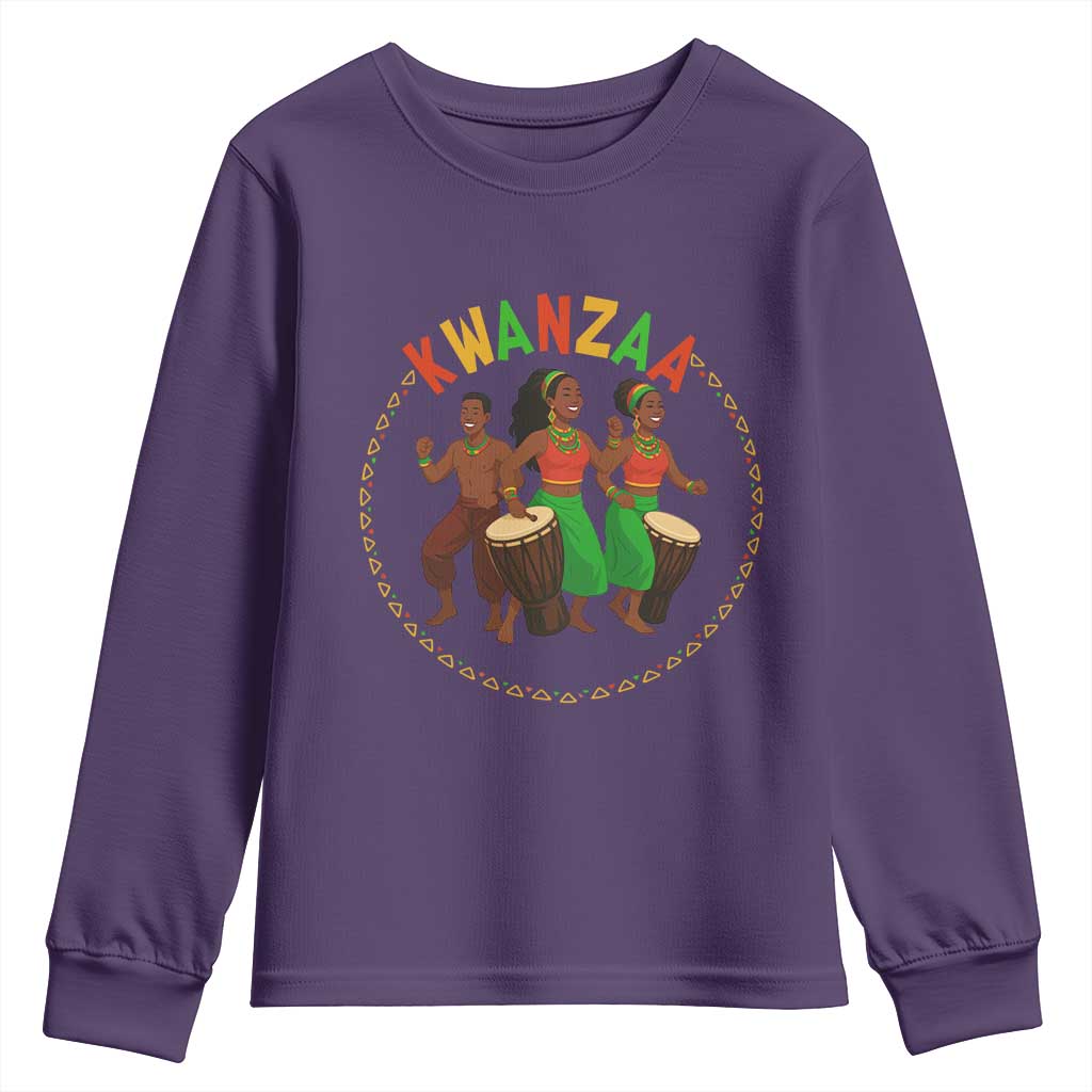 Celebrate Kwanzaa Together African Culture Dance Gift Youth Sweatshirt - Wonder Print Shop