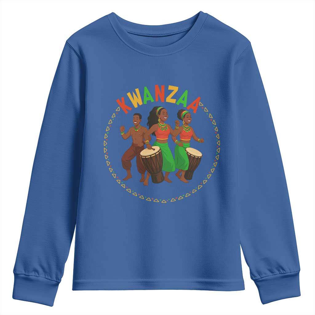 Celebrate Kwanzaa Together African Culture Dance Gift Youth Sweatshirt - Wonder Print Shop