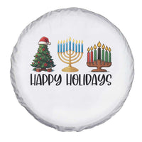 Christmas Hanukkah Kwanzaa Celebration Gift Spare Tire Cover Happy Holidays - Wonder Print Shop