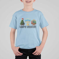 Christmas Hanukkah Kwanzaa Celebration Gift T Shirt For Kid Happy Holidays - Wonder Print Shop