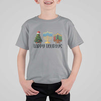 Christmas Hanukkah Kwanzaa Celebration Gift T Shirt For Kid Happy Holidays - Wonder Print Shop