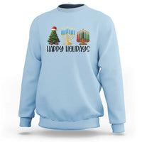 Christmas Hanukkah Kwanzaa Celebration Gift Sweatshirt Happy Holidays - Wonder Print Shop