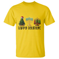 Christmas Hanukkah Kwanzaa Celebration Gift T Shirt Happy Holidays - Wonder Print Shop