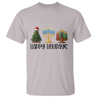 Christmas Hanukkah Kwanzaa Celebration Gift T Shirt Happy Holidays - Wonder Print Shop