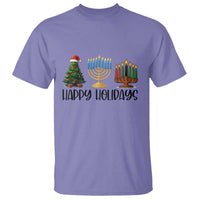 Christmas Hanukkah Kwanzaa Celebration Gift T Shirt Happy Holidays - Wonder Print Shop