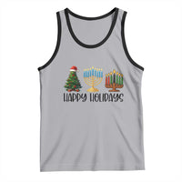 Christmas Hanukkah Kwanzaa Celebration Gift Tank Top Happy Holidays - Wonder Print Shop