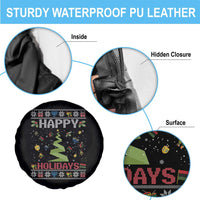 Happy Holidays For All Christmas Hanukkah Kwanzaa Gift Spare Tire Cover - Wonder Print Shop