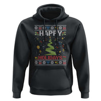 Happy Holidays For All Christmas Hanukkah Kwanzaa Gift Hoodie - Wonder Print Shop