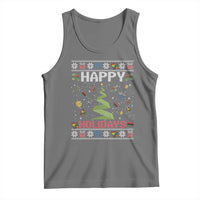 Happy Holidays For All Christmas Hanukkah Kwanzaa Gift Tank Top - Wonder Print Shop