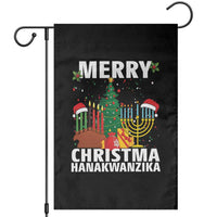 Merry Christmahanakwanzika Garden Flag Christmas Hanukkah Kwanzaa Celebration Gift - Wonder Print Shop