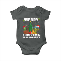 Merry Christmahanakwanzika Baby Onesie Christmas Hanukkah Kwanzaa Celebration Gift - Wonder Print Shop