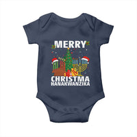 Merry Christmahanakwanzika Baby Onesie Christmas Hanukkah Kwanzaa Celebration Gift - Wonder Print Shop