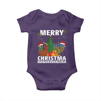 Merry Christmahanakwanzika Baby Onesie Christmas Hanukkah Kwanzaa Celebration Gift - Wonder Print Shop