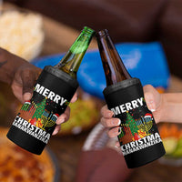 Merry Christmahanakwanzika 4 in 1 Can Cooler Tumbler Christmas Hanukkah Kwanzaa Celebration Gift - Wonder Print Shop