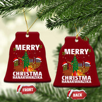 Merry Christmahanakwanzika Ceramic Ornament Christmas Hanukkah Kwanzaa Celebration Gift - Wonder Print Shop