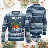 Merry Christmahanakwanzika Hanukkah Ugly Sweater Christmas Chanukkah Kwanzaa Celebration Gift - Wonder Print Shop