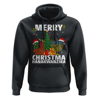 Merry Christmahanakwanzika Hoodie Christmas Hanukkah Kwanzaa Celebration Gift - Wonder Print Shop