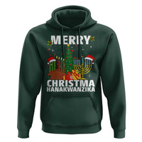 Merry Christmahanakwanzika Hoodie Christmas Hanukkah Kwanzaa Celebration Gift - Wonder Print Shop